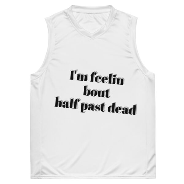 Recycled unisex basketball jersey